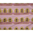 thumbnail image 4 of oneOone Polyester Lycra Fabric Floral Block Printed Fabric 1 Yard 56 Inch Wide, 4 of 4
