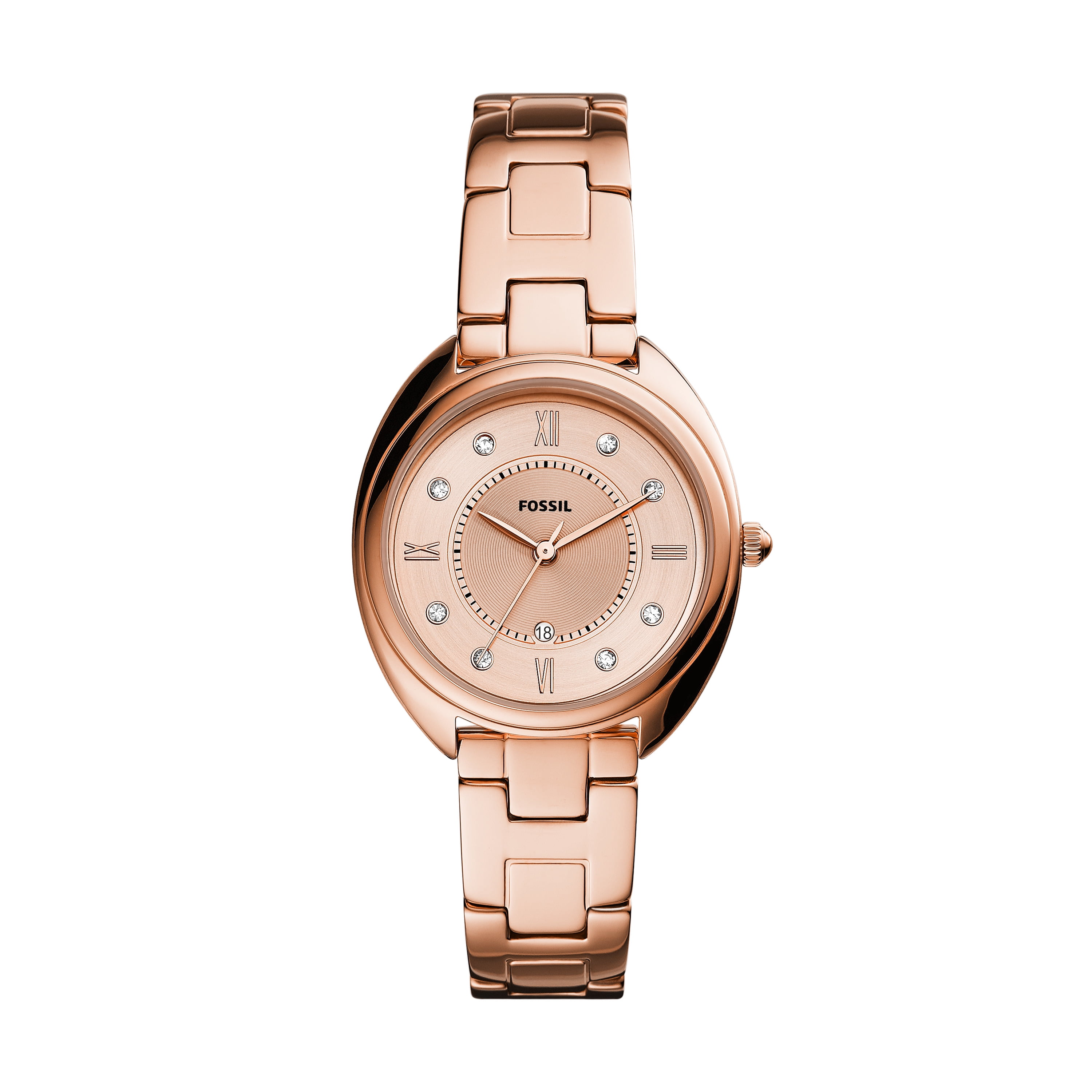 Fossil Women's Monroe Three-Hand Date 