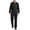 Black, variant on TOPTIE Men's Long Sleeve Coverall, Action Back Coverall Relaxed Fit, Work Wear Suit, Gray Coverall