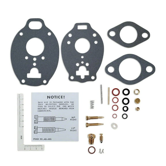 Economy Carburetor Repair Kit Fits International Farmall Ford John Deere Massey Ferguson Harris Allis Chalmers Case Cockshutt Minneapolis Moline Oliver Tractor (Marvel Schebler Carbs)