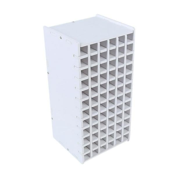 Organizador de rotuladores con divisor extraíble, montaje artesanal, almacenamiento de pintura artesanal, organizador de almacenamiento de marcadores 72holes 14x13x27.8 cm