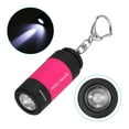 thumbnail image 3 of Uxcell 2.1" Mini Linterna LED Recargable de Llavero Carga USB Rosa Brillante, 3 of 6