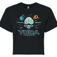 thumbnail image 3 of Star Wars - Yoda Jedi Master - Juniors Cropped Tee, 3 of 5