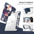 thumbnail image 3 of DTTOCASE iPad Pro 11 inch 4th 3rd 2nd 1st Generation 2022/2021/2020/2018,Clear Cover-Bloom Hibiscus, 3 of 7