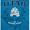 thumbnail image 2 of Utah Beehive State Feminine Symbol Women's Graphic T Shirt Tees Brisco Brands X, 2 of 6