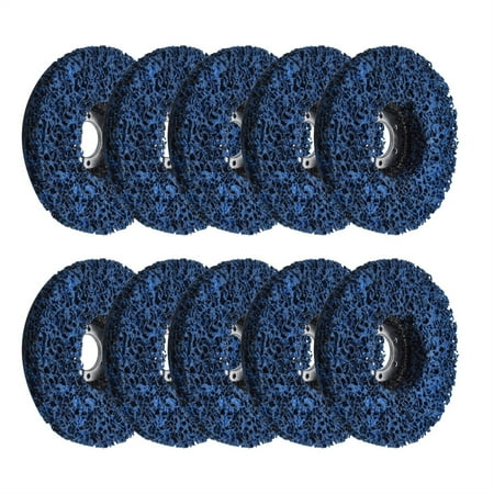 

ALL-CARB 10Pcs 4.5 x7/8 Strip Disc Wheel Paint Rust Removal Clean for Angle Grinder