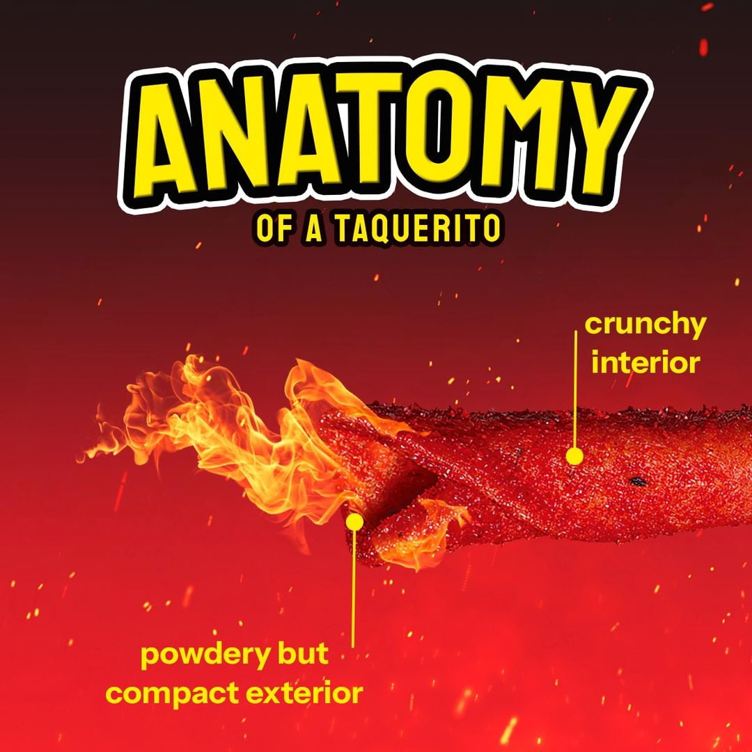 (4 pack) Yummies Taqueritos Rolled Tortilla Chips, Chile Toreado Flavor, 8 oz