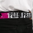 thumbnail image 4 of Buckle-Down Belt, Seatbelt Buckle Belt, Punk Princess Zippers Skulls, Youth 22 to 32 Inches, 4 of 9