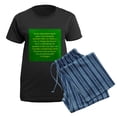 thumbnail image 5 of CafePress - Carl Rogers Quote Women's Dark Pajamas - Women's Short Sleeve Print T-Shirt and Pants Dark Cotton Pajama Set, 5 of 7