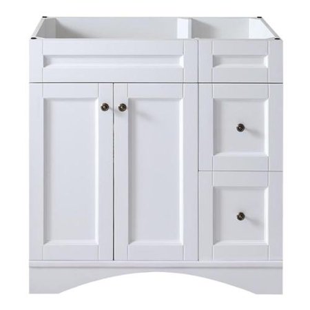 Virtu Usa Elise 36 Inch White Single Sink Bathroom Vanity Cabinet Walmart Com