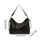 thumbnail image 3 of Bolso Bandolera de Piel Sintética de Gran Capacidad para Mujer | Correa Ajustable | Bolso Compacto y Elegante para Uso Diario de Estudiantes | Blanco, Marrón y Café, 3 of 6