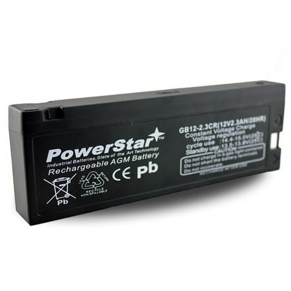 PowerStar Replacement 12V 2.3Ah Camcorder Battery for PV-BP88 Panasonic Type SLA 140-541