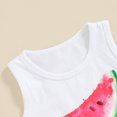 thumbnail image 5 of Bagilaanoe 2pcs Toddler Baby Girl Shorts Set Sleeveless Letter Print Tank Tops + Shorts 12M 18M 24M 3T 4T 5T Kids Casual Summer Clothes, 5 of 7