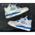 thumbnail image 2 of Ni - ke Air Jordan Retro 4 Military Blue, 2 of 5