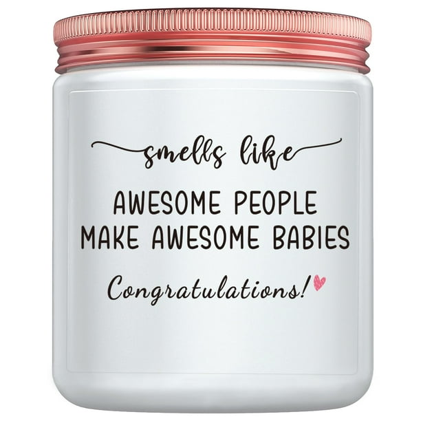Vela aromática MOTVZC, regalo para nuevas mamás, nuevos papás