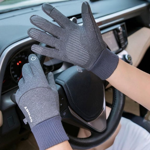 Winter Outdoor Sports Running Glove Warm Touch Screen Fitness Full Finger Gloves For Men