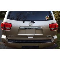 BDTrims | Rear Door Plastic Letters Inserts fits 2008  Sequoia Models (Black)