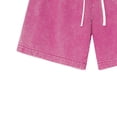 thumbnail image 3 of Jalioing Womens Cotton Shorts Casual Solid Color Elastic Waist Drawstring Shorts Loose Basic Summer Lounge Shorts, 3 of 4