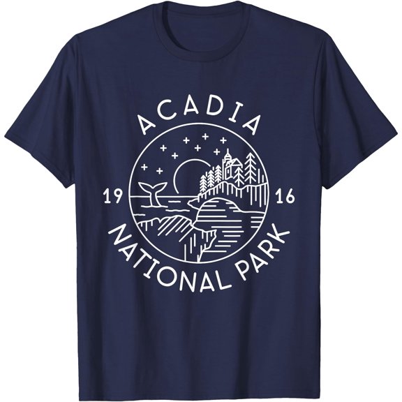 Acadia National Park 1916 Maine Bar Harbor Unisex T-Shirt for Men Women Kids Toddler