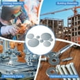 thumbnail image 6 of Uxcell 4pcs 1/16"(1.5mm) x 4" Steel Plate, Black Hot Rolled A36 Steel Sheet Plate Base, Round Weldable Metal Discs for Industrial Construction Structural Support, 6 of 6