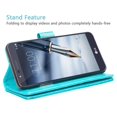 thumbnail image 5 of Cute Girls Women Pu Leather Wallet Case for LG Stylo 4 Case, LG Stylo 4 Plus Case [Kickstand] ID&Credit Card Slot Phone Case For LG Stylo 4/Stylo 4 Plus- Teal, 5 of 6