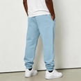 thumbnail image 5 of Men's Casual Baggy Sweatpants Casual Jogging Pants Elastic Waist Drawstring Open Bottom Workout Fall Outfits,loose Joggers Pants,fashion Streetwear, 5 of 7