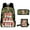 Camouflage, variant on Jey Uso The Real Chief Backpack 3 Piece Set Rucksack Shoulder Bag Women Men Casual Daypack Travel Bag