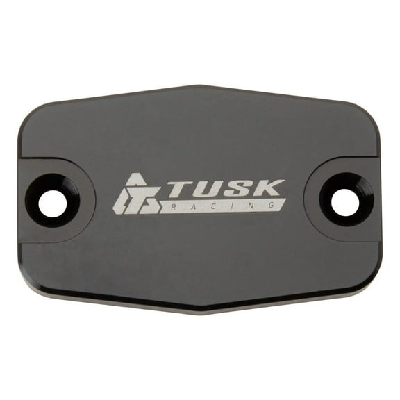 TUSK Anodized Front Brake Reservoir Cap Black Braktec for Husqvarna TE 150 (Fuel Injected) 2022-2023