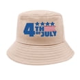 thumbnail image 2 of Helii American Flag Bucket Hat for Women Men,250th Anniversary USA Patriotic 4th of July Hat,Travel Beach Sun Hat Outdoor Cap,Sun Protection with Adjustable Fit, Moisture-Wicking Fabric, 2 of 3