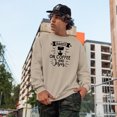 thumbnail image 2 of Raised on Coffee and Jesus, Christ Lover or Christian Quote, Sand Crewneck Sweatshirt, 2XL, 2 of 2