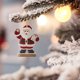 thumbnail image 5 of pstuiky Colgantes navideños múltiples de Papá Noel y árbol para el hogar, colgantes acrílicos para el interior del coche, 5 of 7