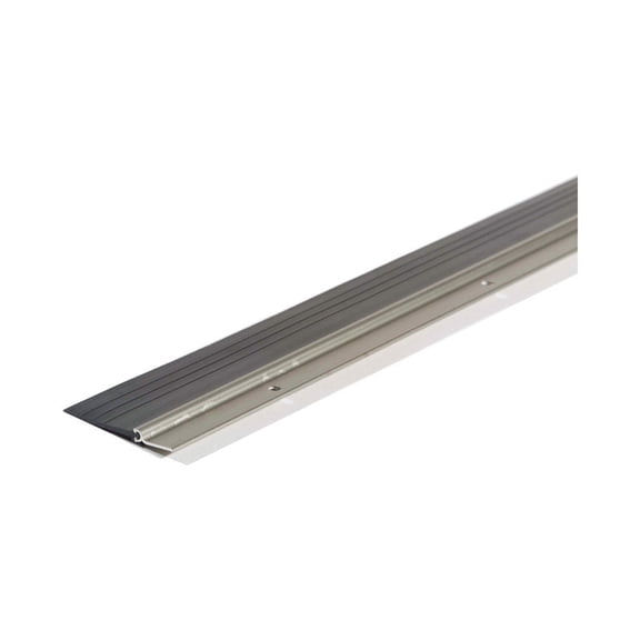 M-D Building Products Silver Aluminum Door Sweep For Door Bottom 48 in. L x 2-1/4 in.