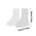 thumbnail image 3 of IPEWLEX Disposable Rain Shoes Waterproof Plastic Rain Boots Outdoor Thickening Protective Foot Cover for Adults - 2pcs Pack, 3 of 6