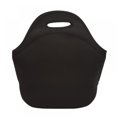 thumbnail image 1 of Soft Neoprene Lunch Tote Bag Lightweight Insulated And Reusable Black, 1 of 5