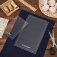 thumbnail image 5 of 2Pcs 2 Sizes Rectangle Book Sewing Template Acrylic Template Clear Bookbinding Tool for Portable Notebook Journal Handbook Cover Making diy, 5 of 6