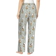 thumbnail image 3 of Daiia Dog Riding Skateboard Women's Sleep Pant with Pockets and Drawstring,Pajama Pants-Small, 3 of 9