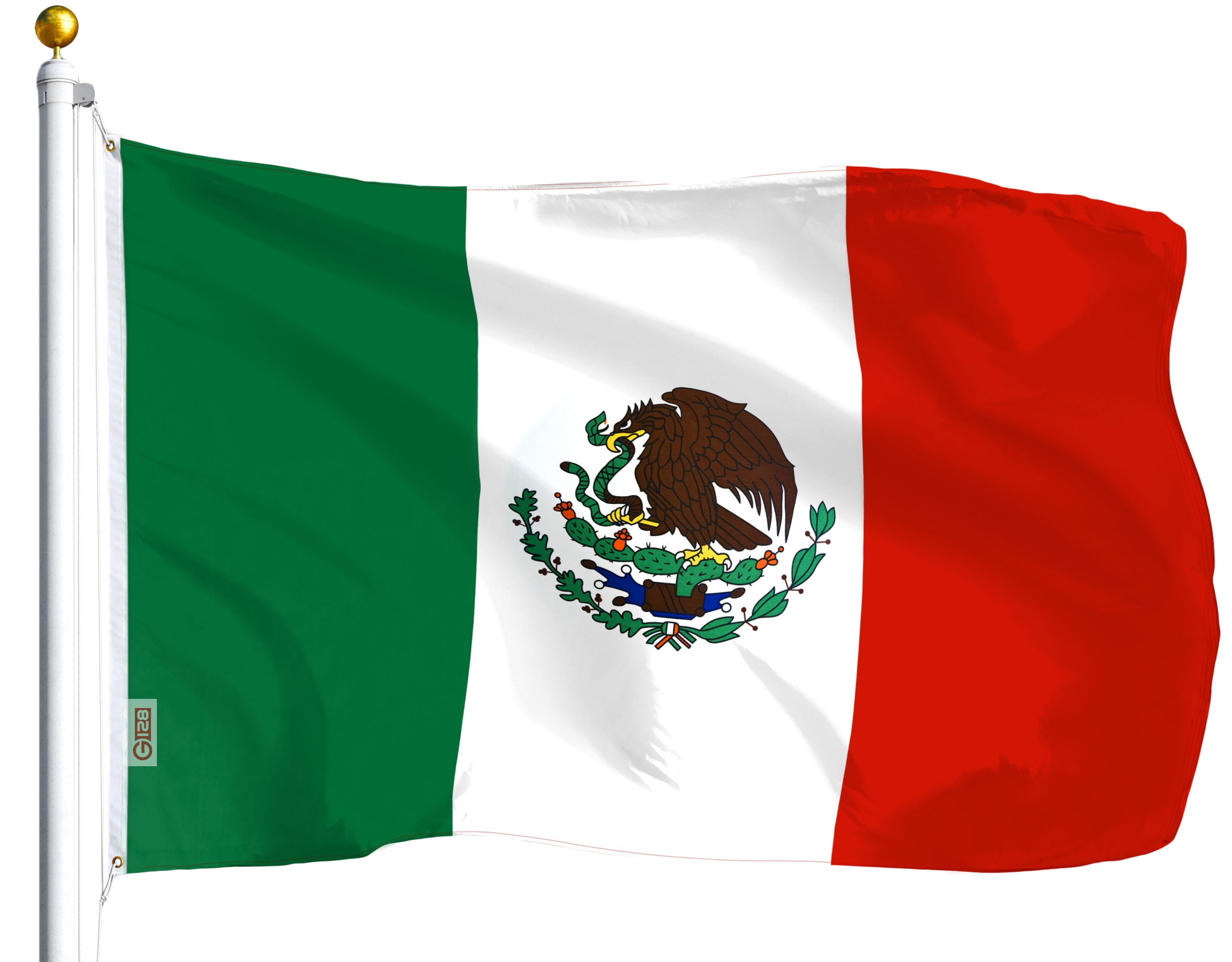 G128 - Mexico (Mexican) Flag | 3x5 feet | Printed - Vibrant Colors