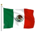 thumbnail image 1 of G128 - Mexico Mexican Flag 3x5 Ft Printed Polyester - Vibrant Colors, Brass Grommets, 1 of 1