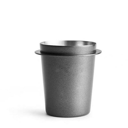 

Stainless Steel Dosing Cup Coffee Sniffing Mug Powder(54mm Black)