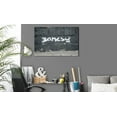 thumbnail image 2 of Tiptophomedecor Stretched Canvas Street Art - Banksy: Signature - Stretched & Framed Ready To Hang Art, 2 of 3