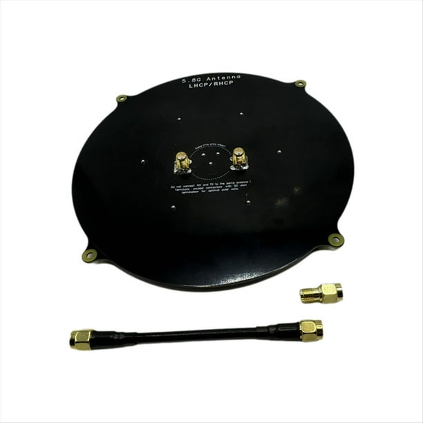 Antena de de Triple Alimentación de 5,8 GHz, 14 DBi, Direccional, LHCP, RHCP, FPV, para Dron FPV, Cuadricóptero RC