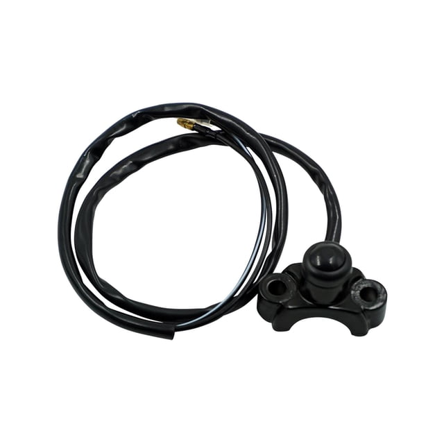 Piezas de montaje de reparación de interruptor de manillar de motocicleta a prueba de agua para bicicleta eléctrica Negro Macarena interruptor del manillar