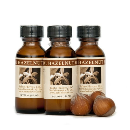 - Bakto Flavors Natural Hazelnut Flavor (1 FL OZ) Pack of 3