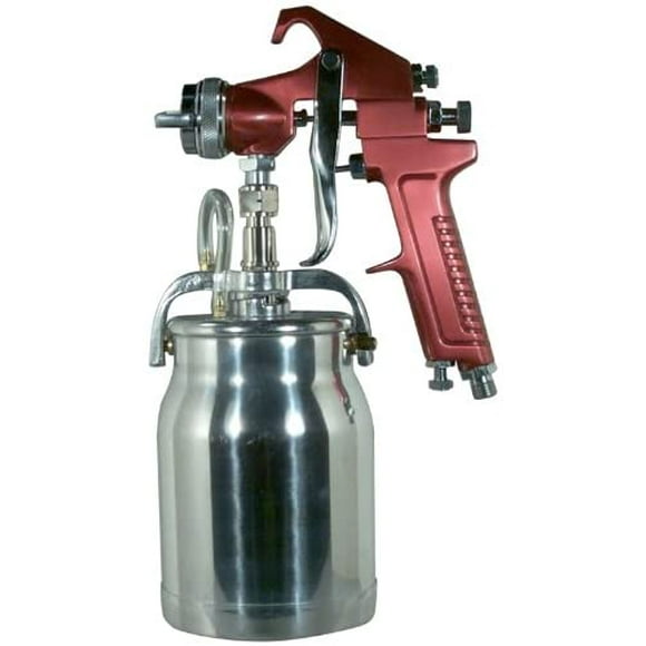 Astro Pneumatic Tool 4008 Spray Gun with Cup - Red Handle 1.8mm Nozzle