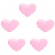 thumbnail image 2 of Bolsa de 500 piezas de esponja en forma de corazón, decoración, aniversario de boda, suministros para fiestas del día de San Valentín (bolsa rosa de 500 piezas de 2,1 cm), 2 of 14