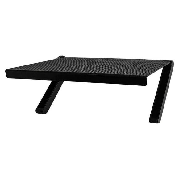 KAKOWELY 1Pc Home Television Screen Shelf Punch-free TV Screen Storage Bracket Black,12.99X"X6.3"X0.63"