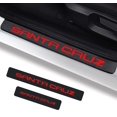 thumbnail image 1 of GHSDFBB 4 Pcs Protecteur de Rebord de Porte Santa Cruz Réfléchissant Autocollant en Fibre de Carbone 4D Décoration Protection d'Entrée Accessoires Compatibles avec Hyundai Santa Cruz (Rouge), 1 of 6
