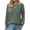 Grey Green, variant on Fantaslook Womens Tops Dressy Casual Long Sleeve Shirts Fashion Blouses Lightweight Fall Sweaters