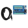 thumbnail image 3 of 100 Khz Motion Card, 12-24V DC USB 5 Axis 100Khz Motion Controller Card Axis Board Supports  XP, 7, 8, 10 for CNC Engraving and Machinery Control, 3 of 7