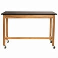 thumbnail image 3 of NPS 30x72" Wood Science Lab Table with Chem-Res Top and Casters in Black, 3 of 6